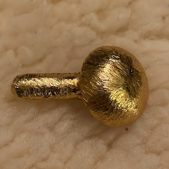 Van’s Authentic Mushroom Gold Color Pendant Charm Brooch Pin - Picture 11 of 17